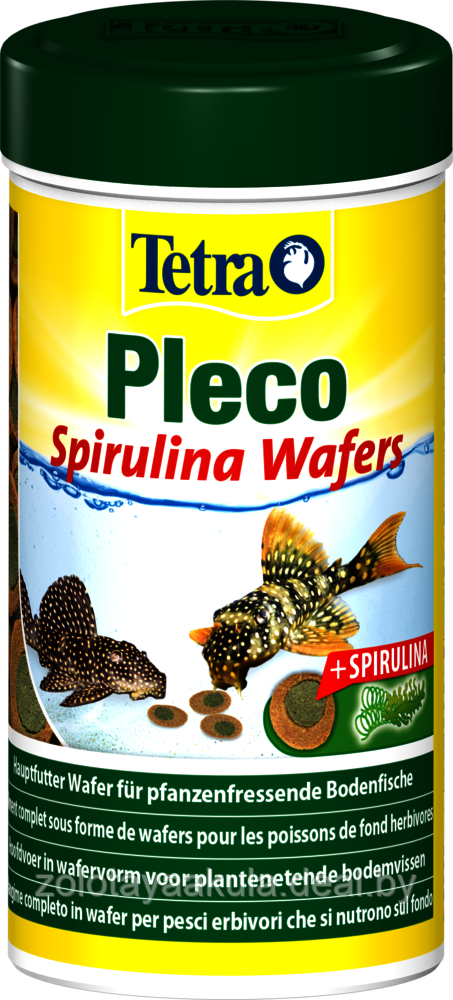 Корм Tetra Pleco Spirulina Wafers 15гр для травоядных донных рыб - фото 1 - id-p204258199