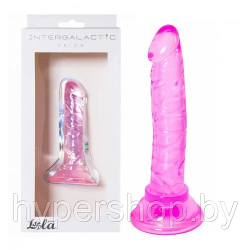 Прозрачный фаллоимитатор Intergalactic Orion Pink 14 см