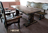 Комплект мебели “Маентак 1” (скамья, стол + 2 кресла), фото 5