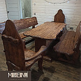 Комплект мебели “Маентак - max”  (2 скамейки, 2 кресла, стол), фото 9