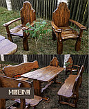 Комплект мебели “Маентак - max”  (2 скамейки, 2 кресла, стол), фото 6