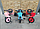 Велосипед детский Малыш трёхколёсный красный с корзинкой и багажником для малышей, беговел для самых маленьких, фото 4
