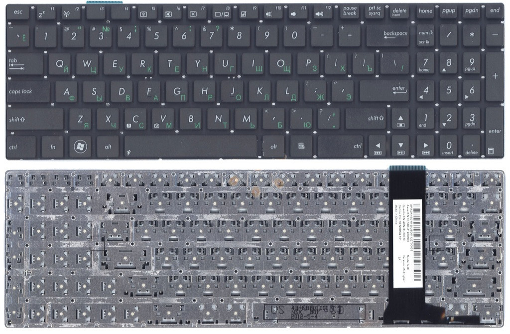 Клавиатура для Asus N76VB. RU