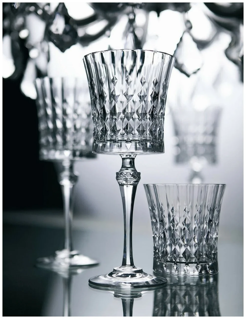 Набор бокалов для вина 6шт Cristal Darques (France) 270мл - фото 1 - id-p204268163