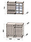Кухня Берес А 1.0м (100 см) Дуб снежный, фото 4