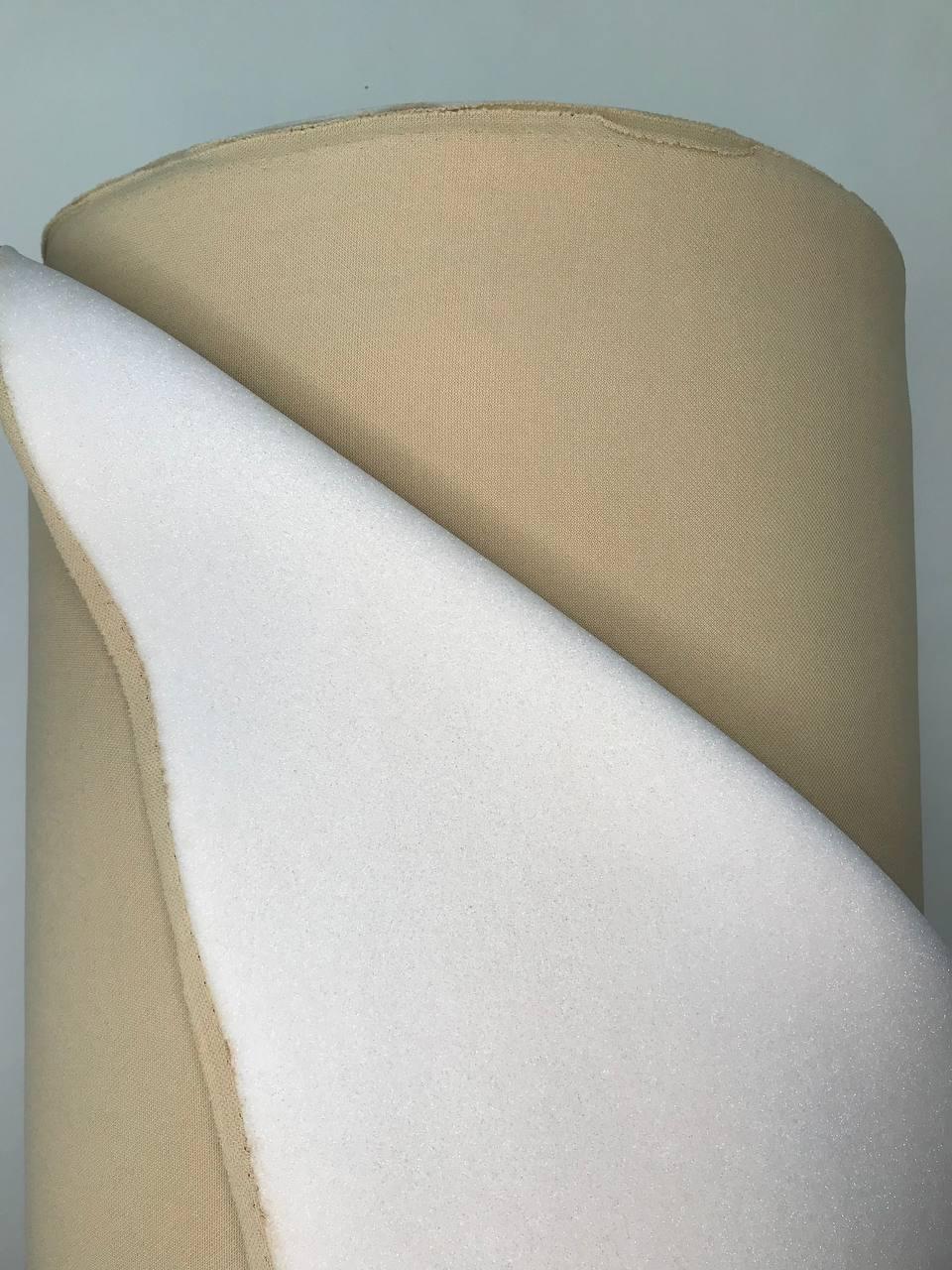 Потолочная ткань сетка на поролоне средне-бежевая (Испания) - фото 2 - id-p204268226