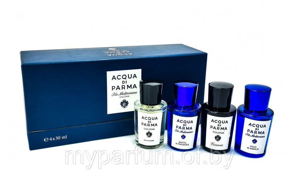 Подарочный набор Acqua Di Parma 4х30ml edp (PREMIUM) - фото 1 - id-p204268776