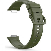 Силиконовый ремешок Rumi для Huawei Watch FIT 2 Темно-зеленый