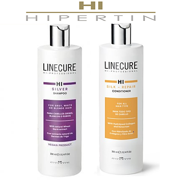 Набор для светлых и седых волос Hipertin Linecure 1лх2