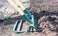 Чудо лопата разрыхлитель почвы Вихрь-2 ширина 45см