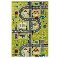 Ковер Play rugs, размер 120x170 см, дизайн D591A GREEN/CREAM