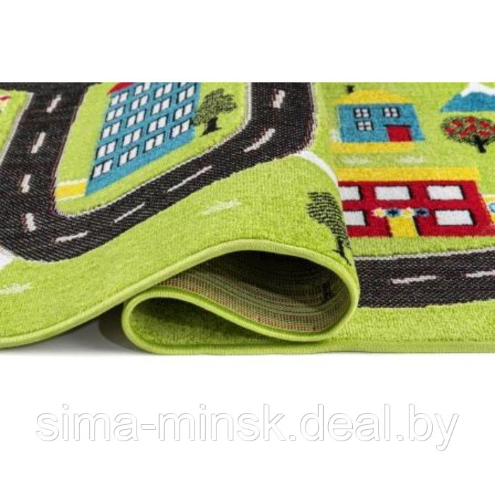 Ковер Play rugs, размер 120x170 см, дизайн D784A GREEN/CREAM - фото 2 - id-p204280689