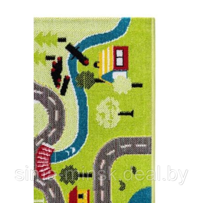 Ковер Play rugs, размер 120x170 см, дизайн D788A GREEN/CREAM - фото 3 - id-p204280690