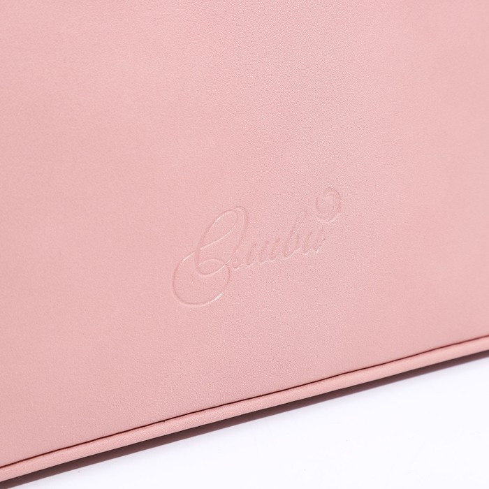 Сумка кросс-боди "Оливи" на молнии, наружный карман, цвет розовый - фото 4 - id-p204281329