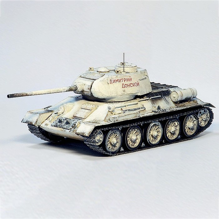 Сборная модель «Советский средний танк Т-34-85» - фото 3 - id-p204283273