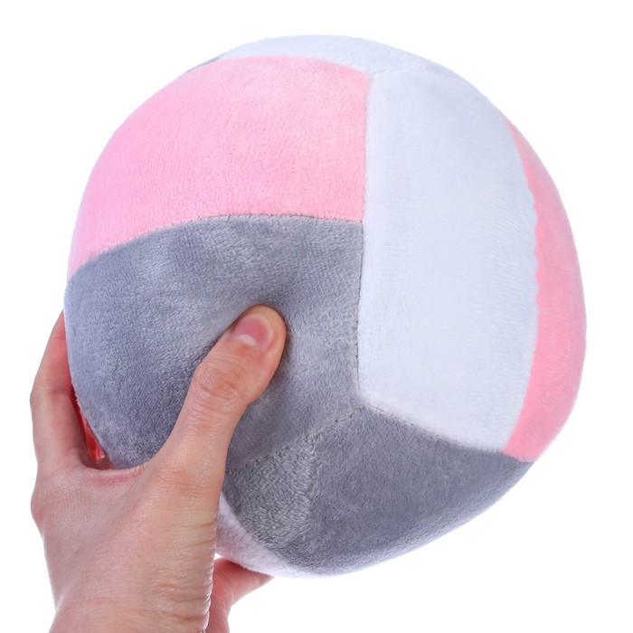 Развивающая игрушка «Мячик мягконабивной - волейбол», цвет розовый - фото 2 - id-p204281624