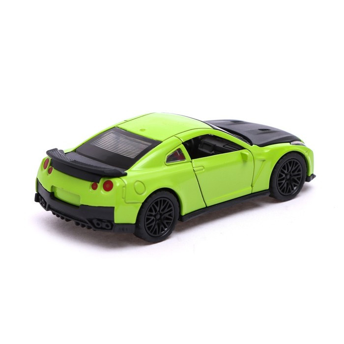 Машина металлическая «СпортКар», инерция, открываются двери, багажник, цвет зелёный - фото 4 - id-p204283794