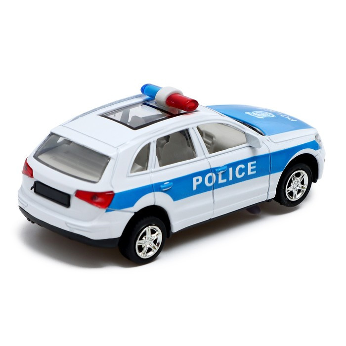 Машина металлическая «Полицейский джип», инерционная, свет и звук, масштаб 1:43 - фото 3 - id-p204283795