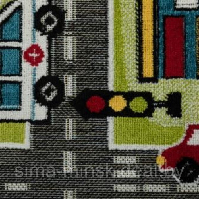 Ковер Play rugs, размер 80x150 см, дизайн D591A GREEN/CREAM - фото 3 - id-p204280318