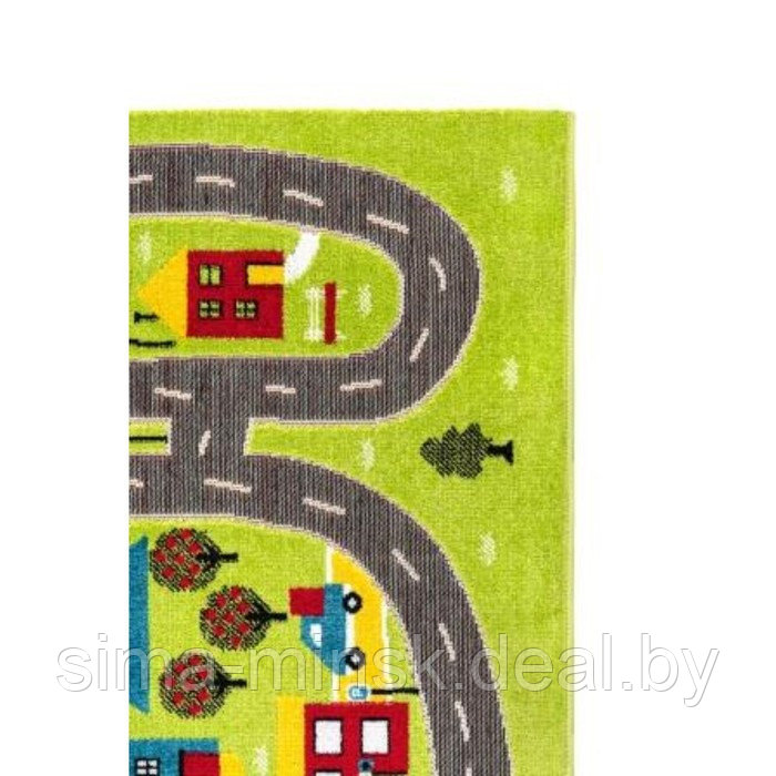 Ковер Play rugs, размер 80x150 см, дизайн D784A GREEN/CREAM - фото 3 - id-p204280320