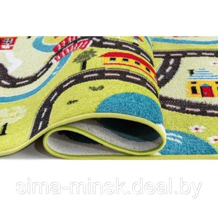 Ковер Play rugs, размер 80x150 см, дизайн D788A GREEN/CREAM - фото 2 - id-p204280321