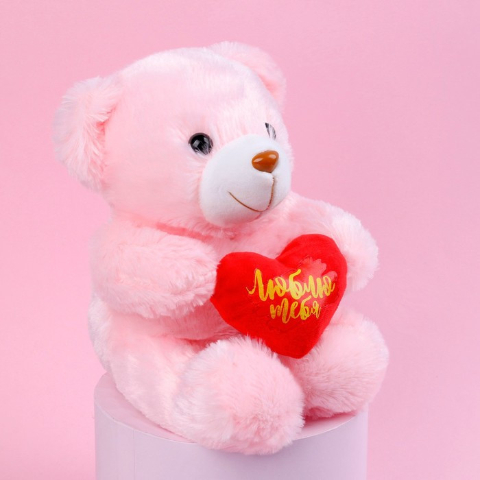 Мягкая игрушка «Люблю тебя», медведь, цвета МИКС - фото 3 - id-p204284328