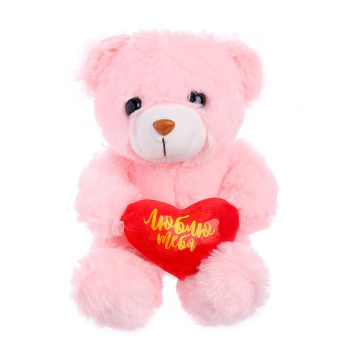 Мягкая игрушка «Люблю тебя», медведь, цвета МИКС - фото 5 - id-p204284328