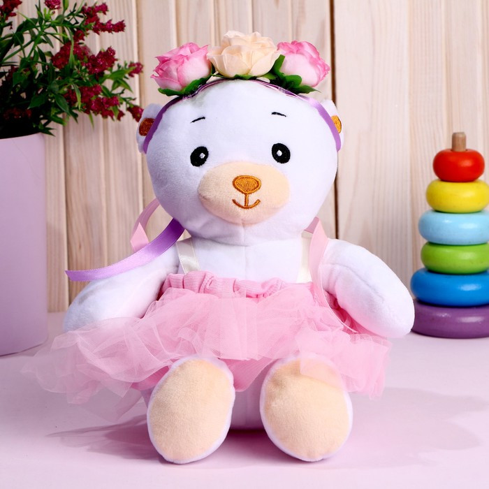 Мягкая игрушка «Мишка Лаппи» с веночком - фото 3 - id-p204285872