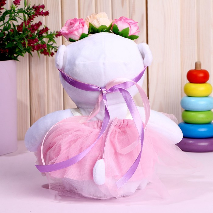 Мягкая игрушка «Мишка Лаппи» с веночком - фото 4 - id-p204285872