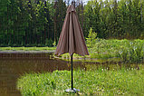 Зонт САЛЕРНО, цвет коричневый, диаметр 3 м, фото 3