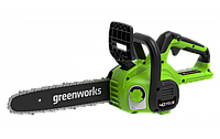 Пила цепная аккумуляторная GreenWorks G40CS30II 40В (Без АКБ и ЗУ)