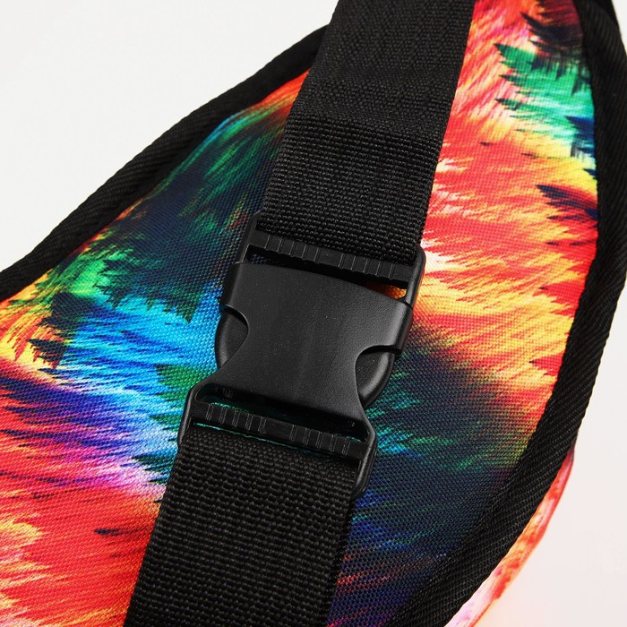 Поясная сумка на молнии, наружный карман, цвет разноцветный - фото 4 - id-p204281509