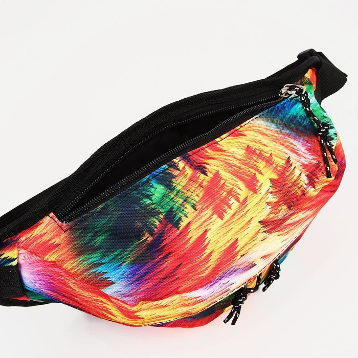 Поясная сумка на молнии, наружный карман, цвет разноцветный - фото 5 - id-p204281509