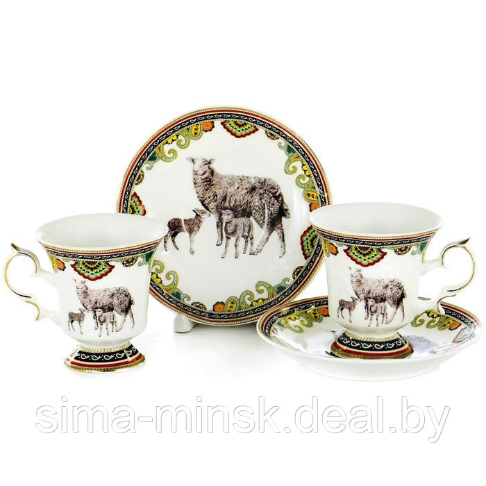 Чайный набор Olaff Jade porcelain, 4 предмета 200 мл - фото 1 - id-p204287277