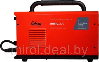 Полуавтомат сварочный Fubag IRMIG 200 с горелкой / 31 433.1 - фото 3 - id-p204283232
