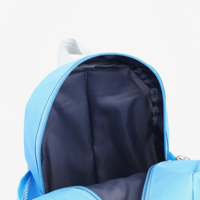 Рюкзак детский с кошельком, отдел на молнии, цвет голубой - фото 5 - id-p204290328