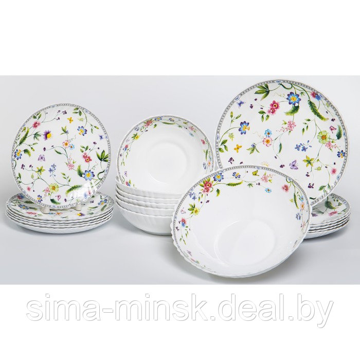 Набор посуды Olaff «Мануэла», 19 предметов - фото 1 - id-p204286402