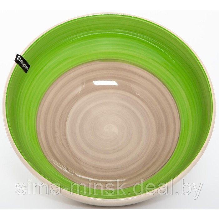 Миска Elrington «Аэрограф зеленый луг», 2.3 л, d=23 см - фото 2 - id-p204287637