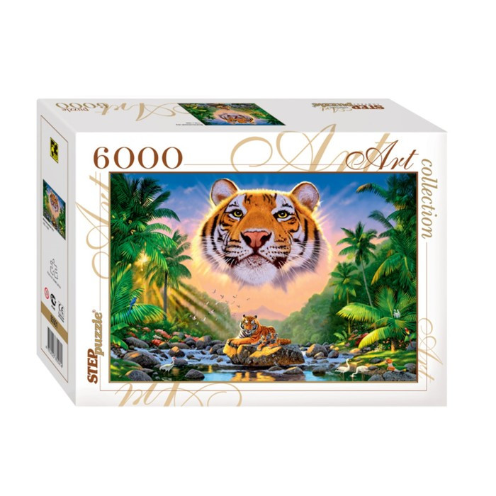 Пазл «Величественный тигр», 6000 элементов - фото 1 - id-p204287974