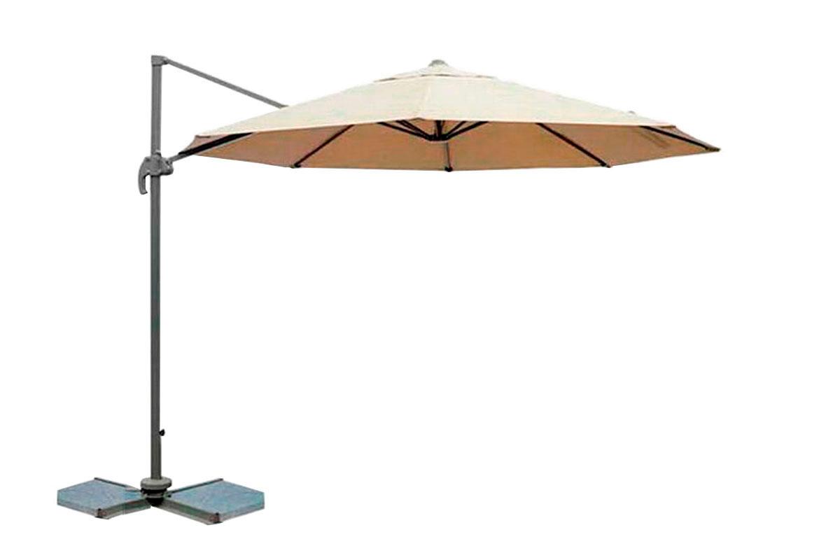 Зонт LECCE (ЛЕЧЧЕ), с боковой стойкой, цвет бежевый, диаметр 3 м - фото 2 - id-p204291092
