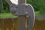 Зонт СИЦИЛИЯ, с боковой стойкой, цвет слоновая кость, купол 3*3 м, фото 6