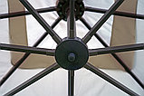 Зонт СИЦИЛИЯ, с боковой стойкой, цвет слоновая кость, купол 3*3 м, фото 7