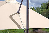 Зонт СИЦИЛИЯ, с боковой стойкой, цвет слоновая кость, купол 3*3 м, фото 8