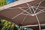 Зонт МАДРИД, 2 купола, цвет песочный, купол размером 3*3 м, фото 5