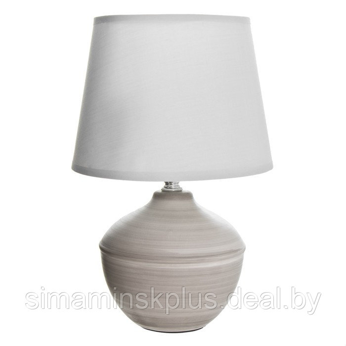 Настольная лампа "Глория" E14 40Вт серый 22,5х22,5х32 см - фото 8 - id-p204300841