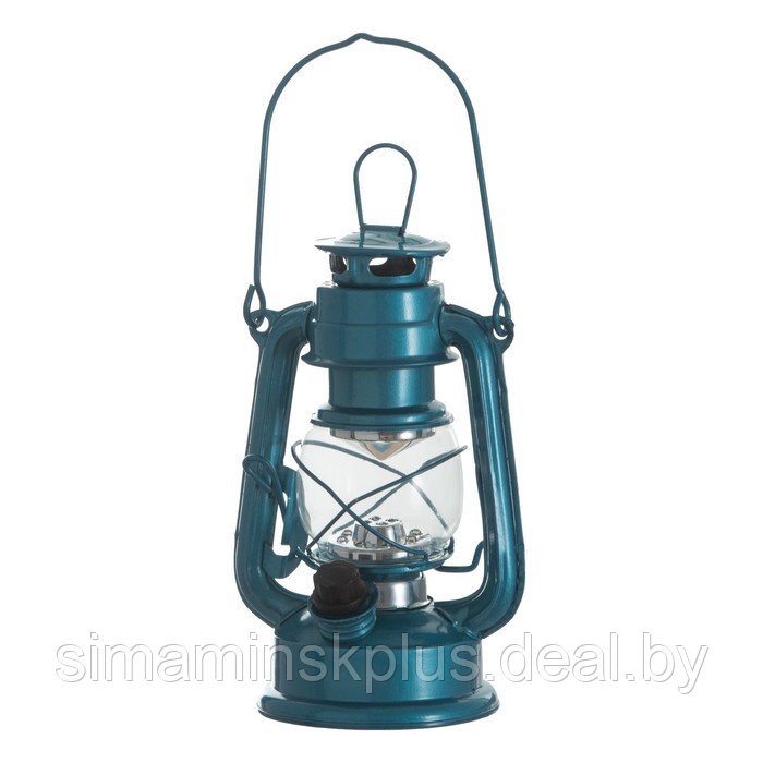 Керосиновая лампа декоративная лазурный 9,5х13,5х18,5 см - фото 10 - id-p204300874