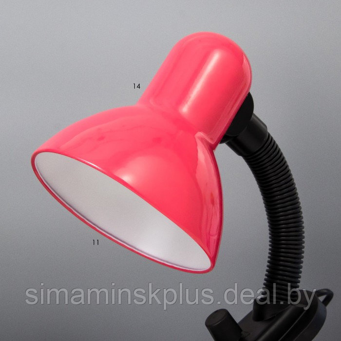 Лампа настольная Е27, светорегулятор (220В) розовая (108А) - фото 3 - id-p204300899