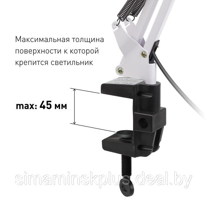 Настольная лампа N-121-E27-40W-W белый (18/72) - фото 6 - id-p204300912