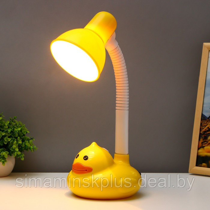 Настольная лампа "Утёнок" Е27 15Вт жёлтый 16х15х37 см - фото 2 - id-p204300915