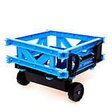 Электромобиль «Трактор», с прицепом, цвет синий, фото 10